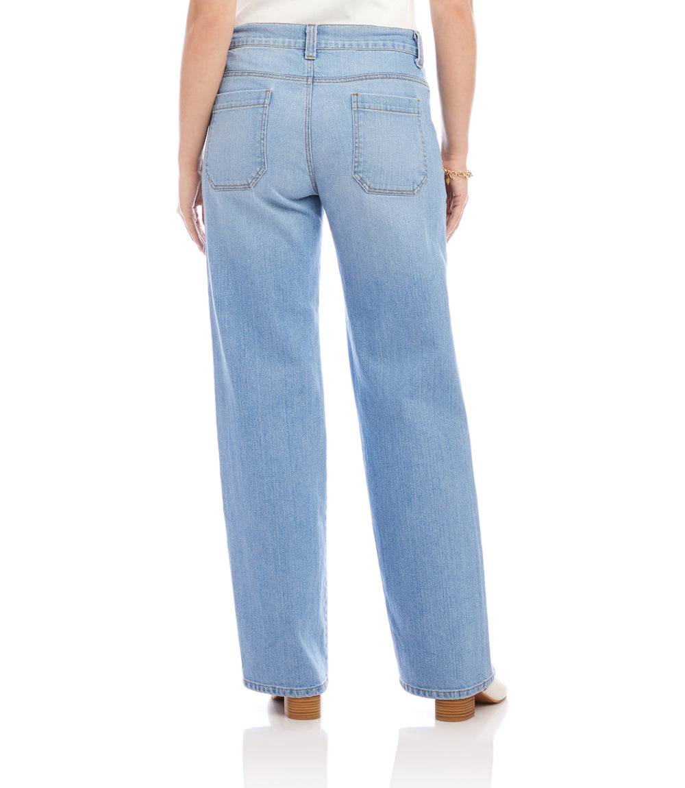 Petite Size Lauren Patch Pocket Jeans