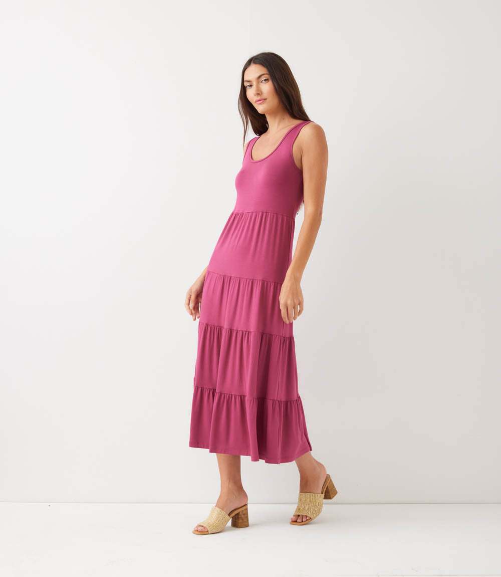 Tiered Midi Dress
