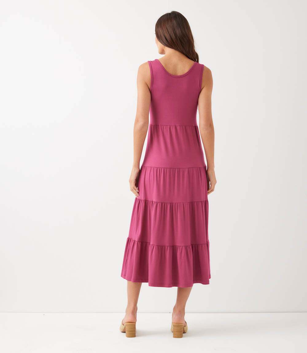 Tiered Midi Dress