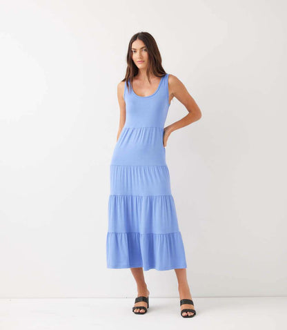 Tiered Midi Dress