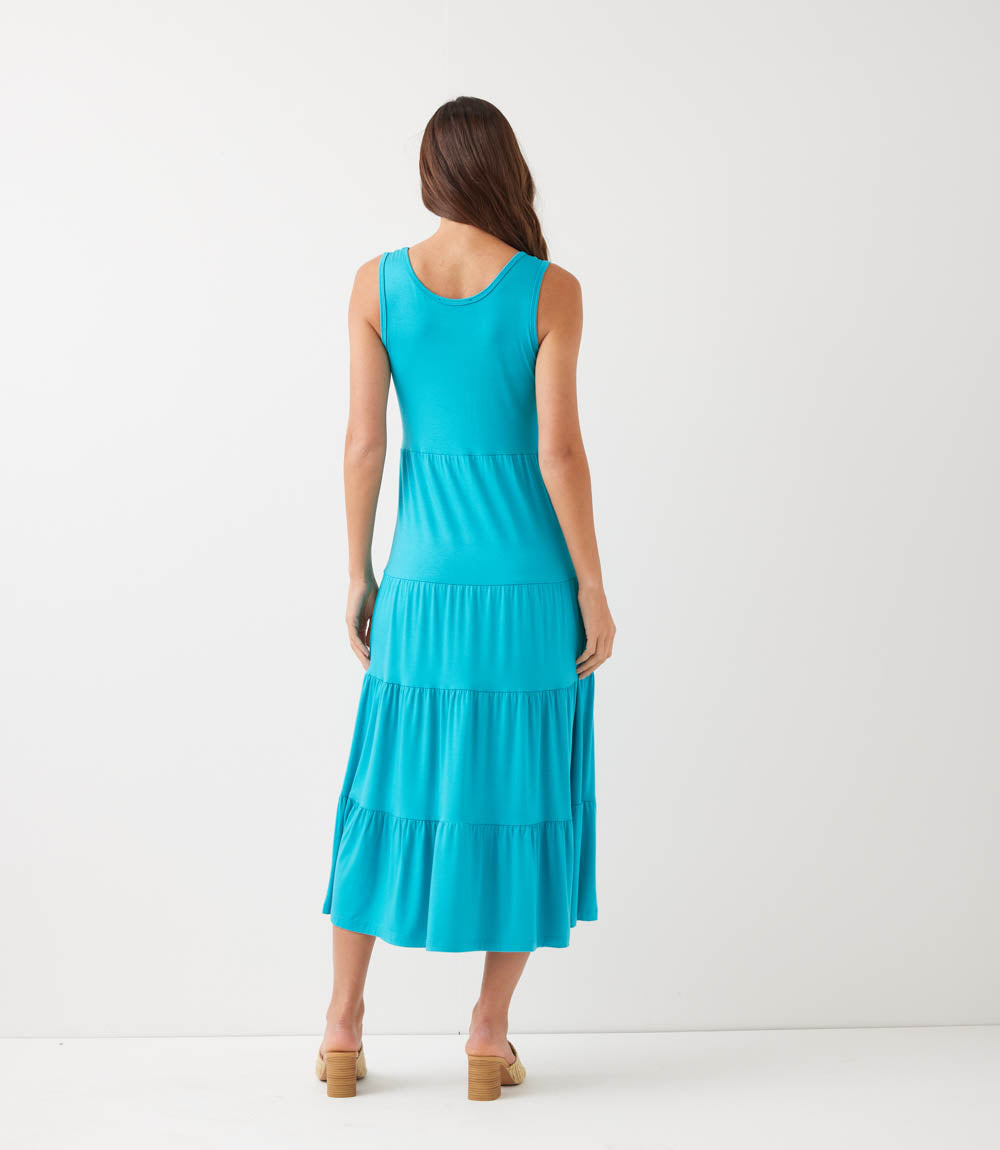 Tiered Midi Dress
