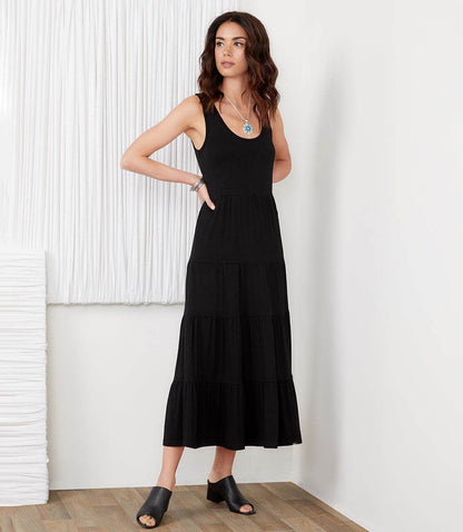 Tiered Midi Dress