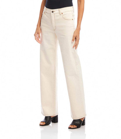 Petite Size Full Length Wide-Leg Jeans
