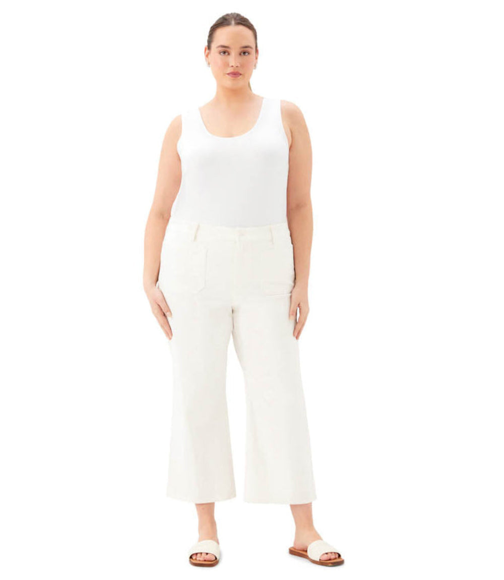 Plus Size Lauren Patch Pocket Cropped Pants