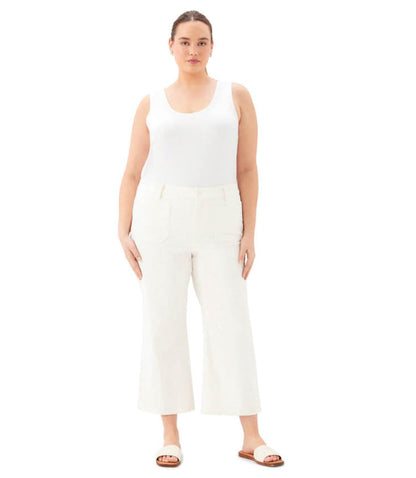 Plus Size Lauren Patch Pocket Cropped Pants