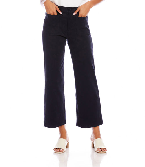 Petite Size Lauren Patch Pocket Cropped Pants