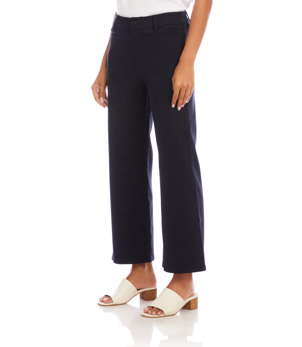Petite Size Lauren Patch Pocket Cropped Pants