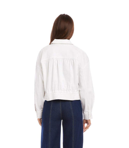 Novelty Button Jean Jacket