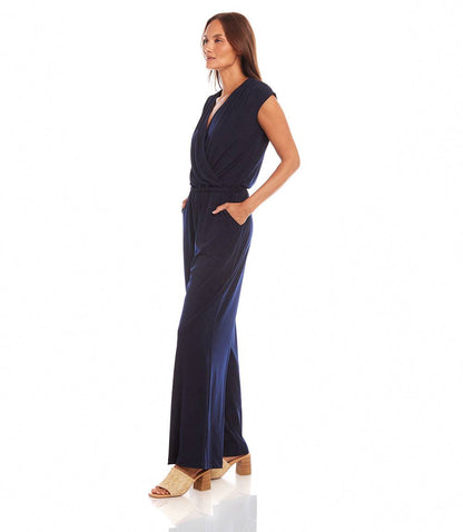 Sleeveless Travel Jersey Jumpsuit