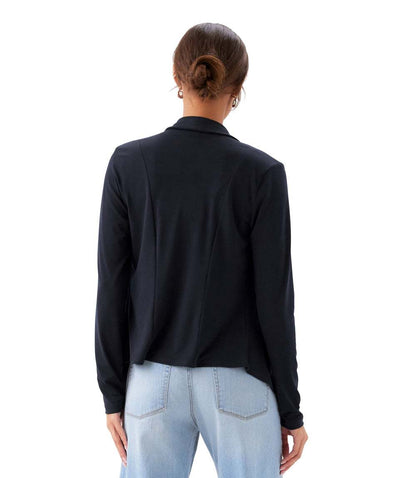 Petite Size Drape Travel Jersey Cardigan
