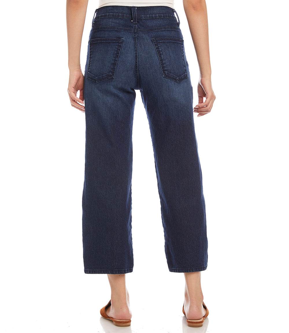 Wide Leg Cropped Jeans