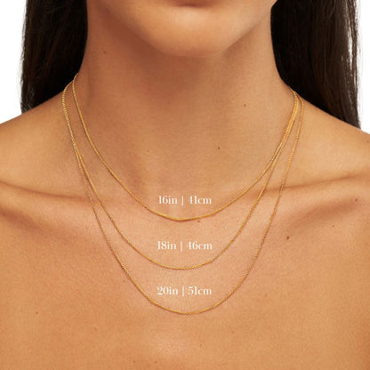 Gold Personalised Verse Necklace