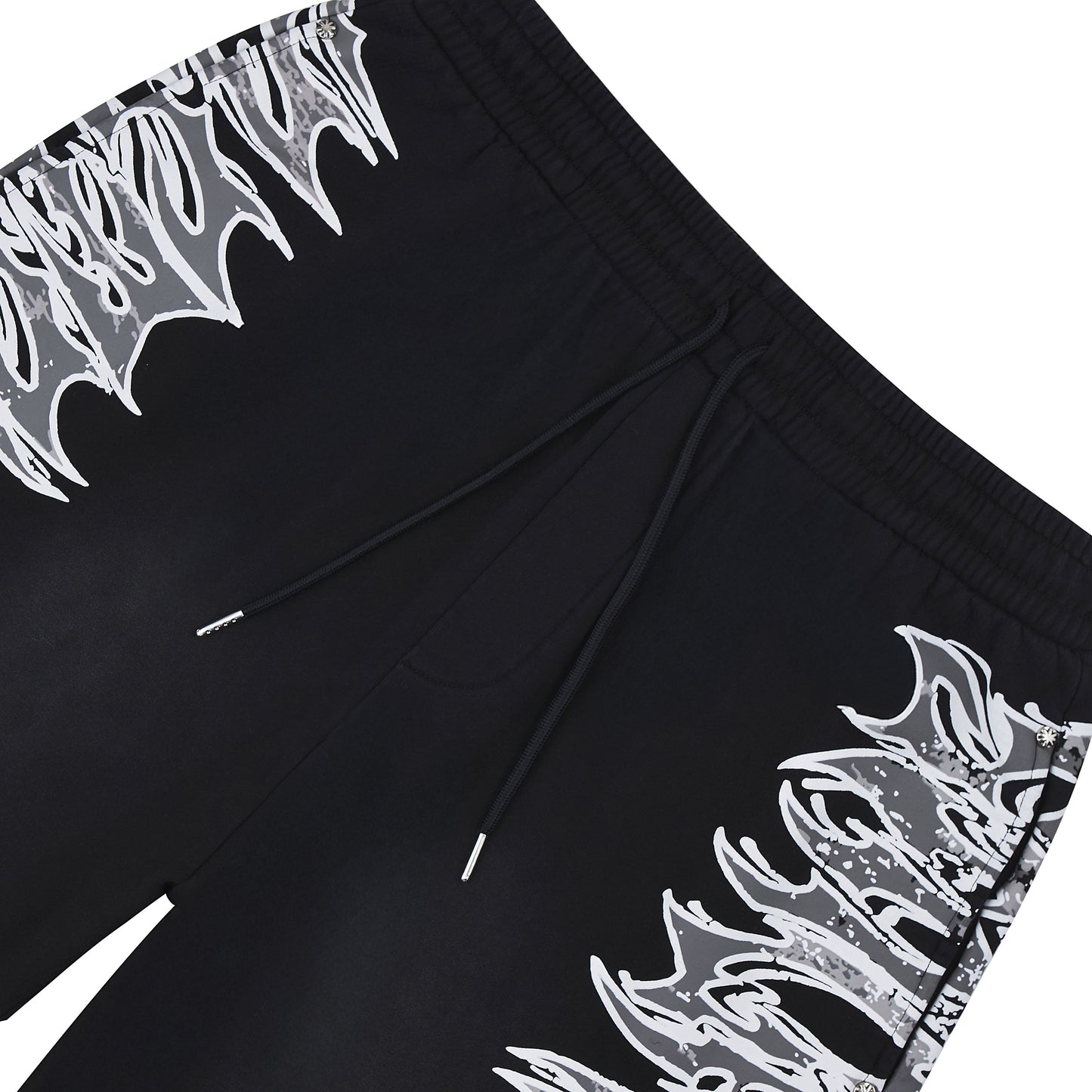 LS Graphic Sweatshort | Black