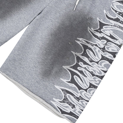 LS Graphic Sweatshort | Grey