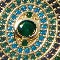 Gemstone Disc Necklace