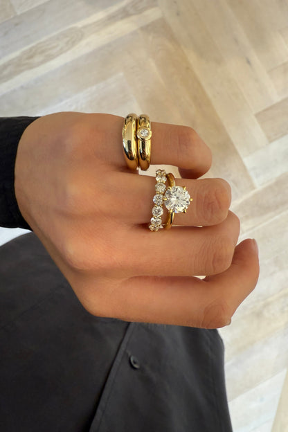 Roma Ring | 9K Yellow Gold