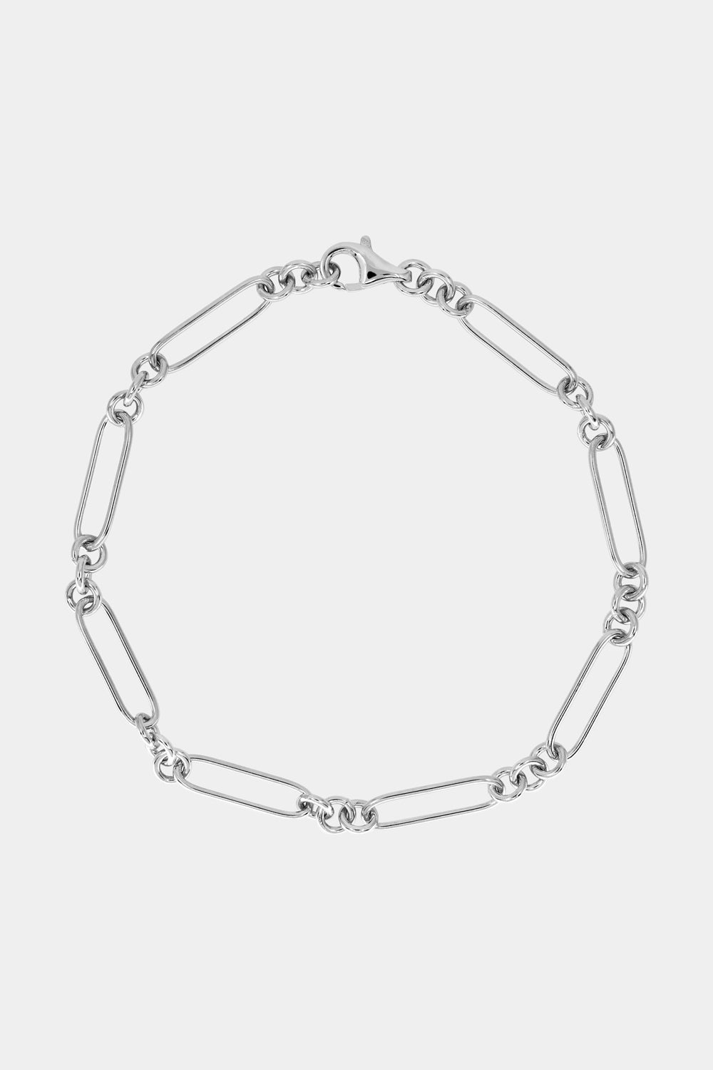 Large Lennox Anklet | Silver