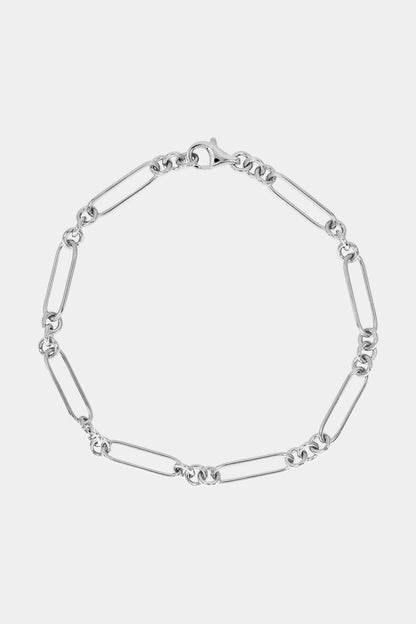 Large Lennox Anklet | Silver