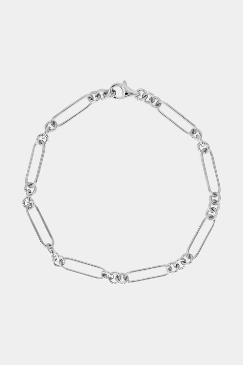 Large Lennox Anklet | Silver