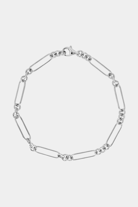 Large Lennox Anklet | Silver