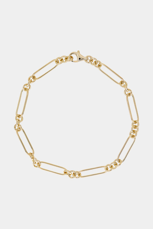 Large Lennox Anklet | 9K Yellow Gold