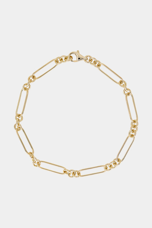 Large Lennox Anklet | 9K Yellow Gold