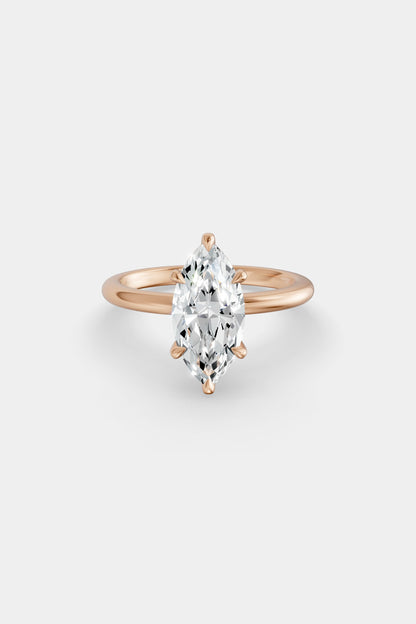 Diamond Solitaire Ring | Piccolo Band
