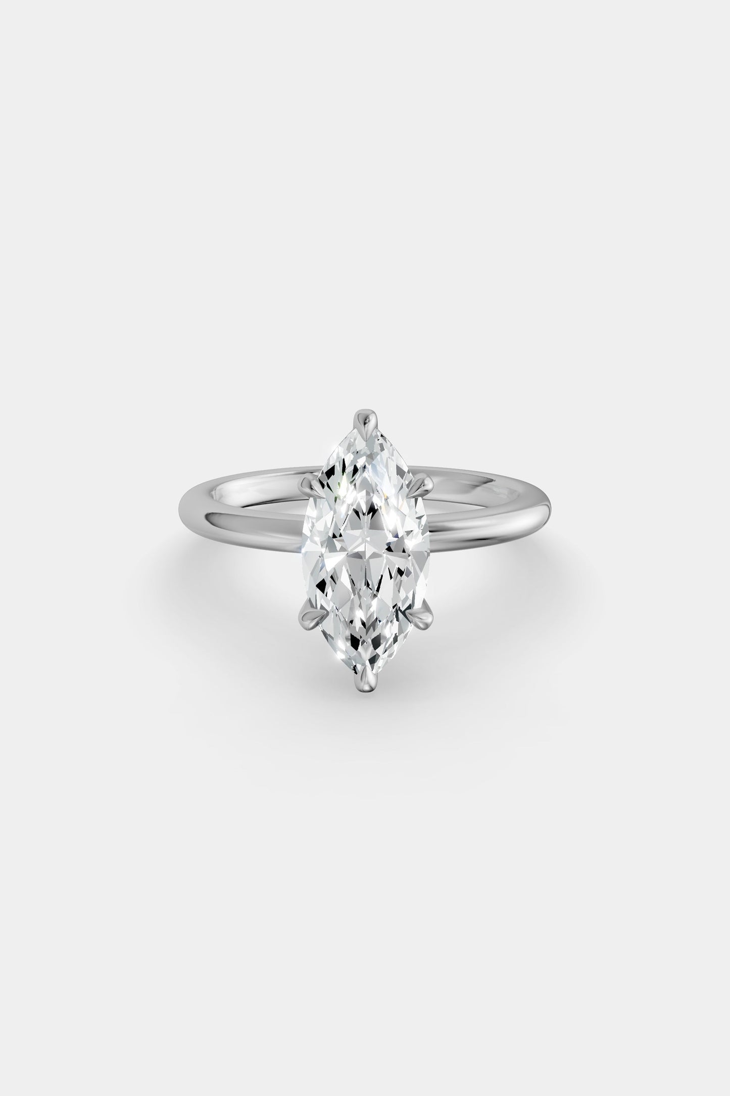 Diamond Solitaire Ring | Piccolo Band
