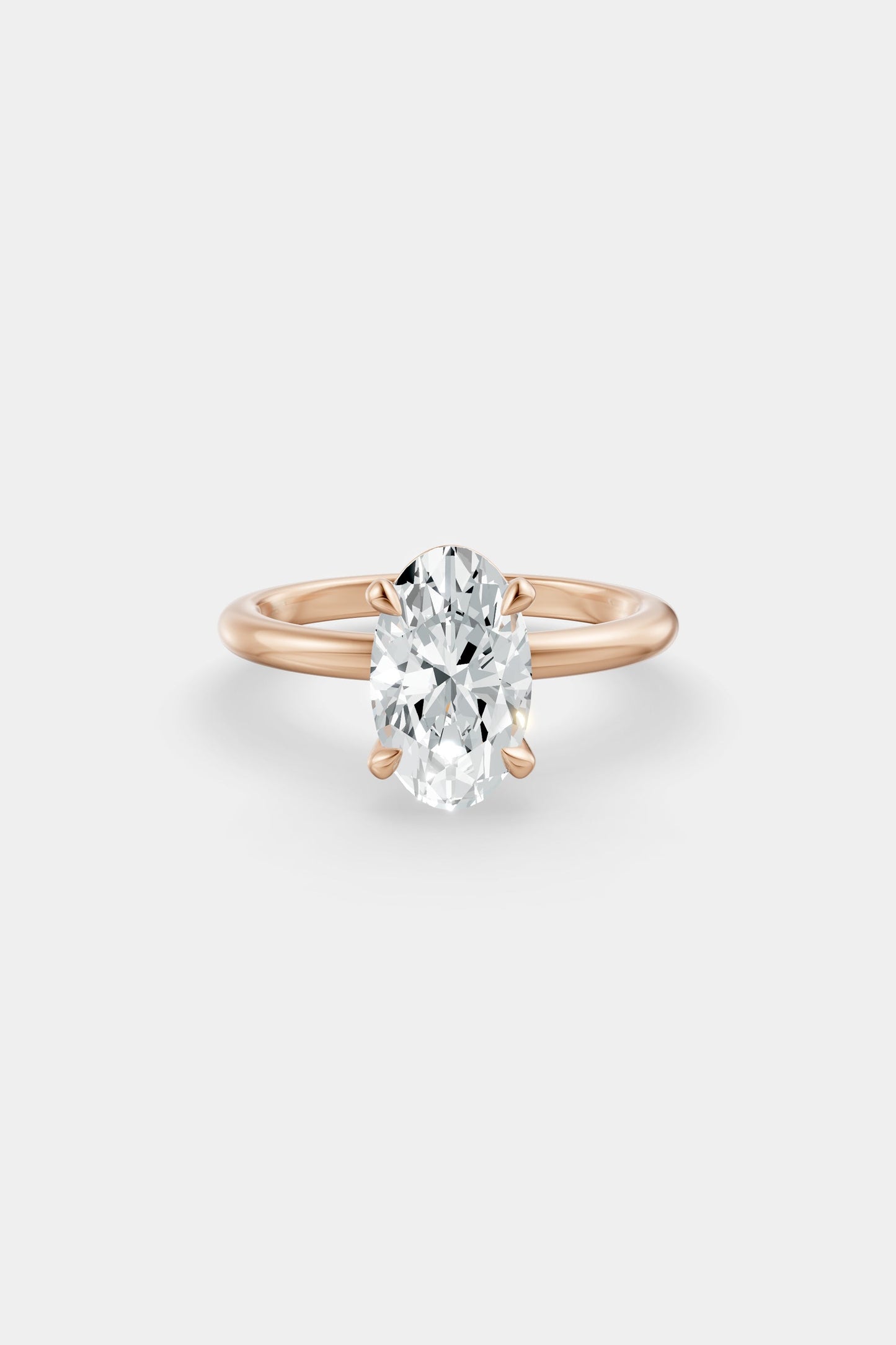 Diamond Solitaire Ring | Piccolo Band