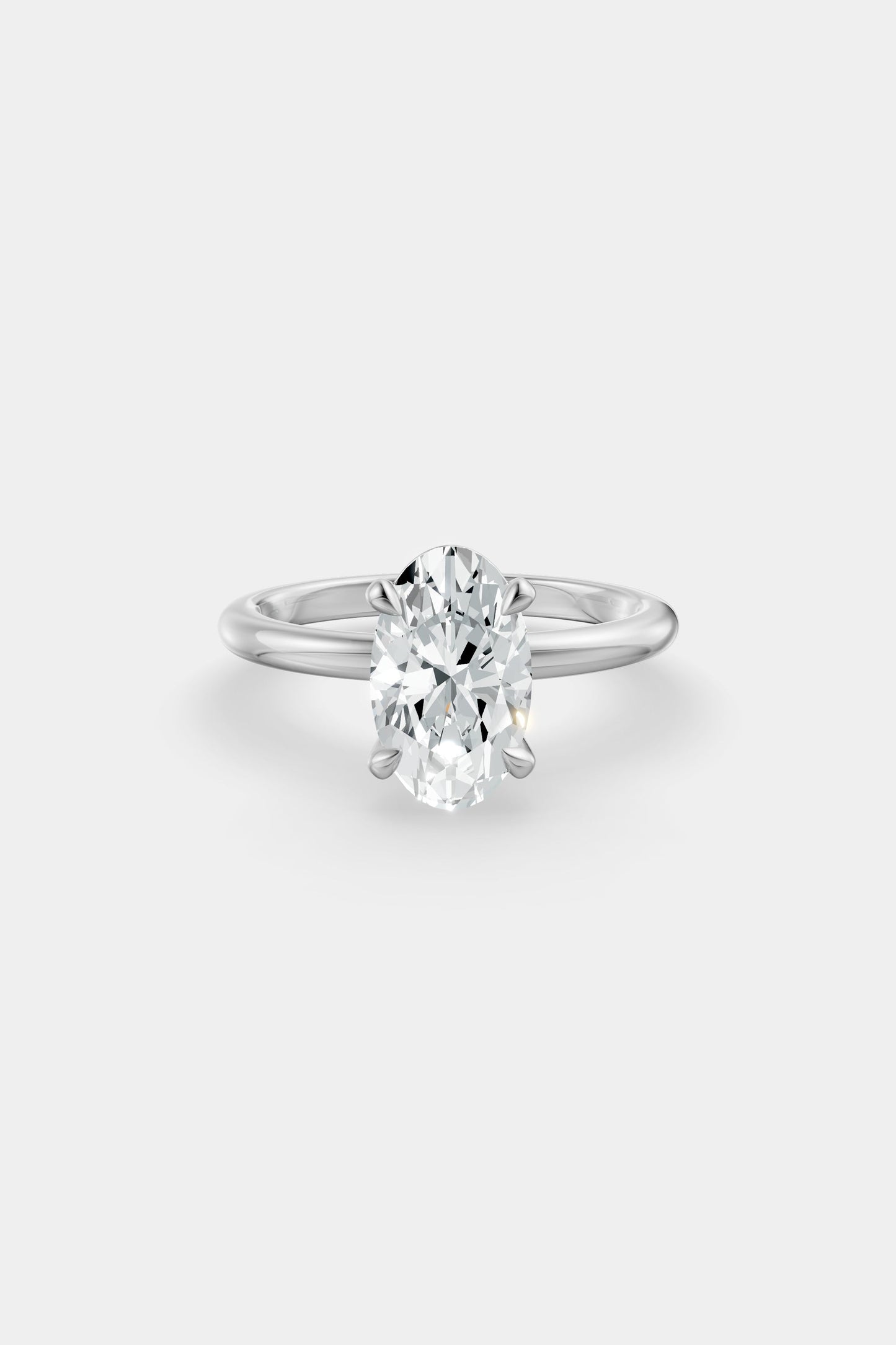 Diamond Solitaire Ring | Piccolo Band