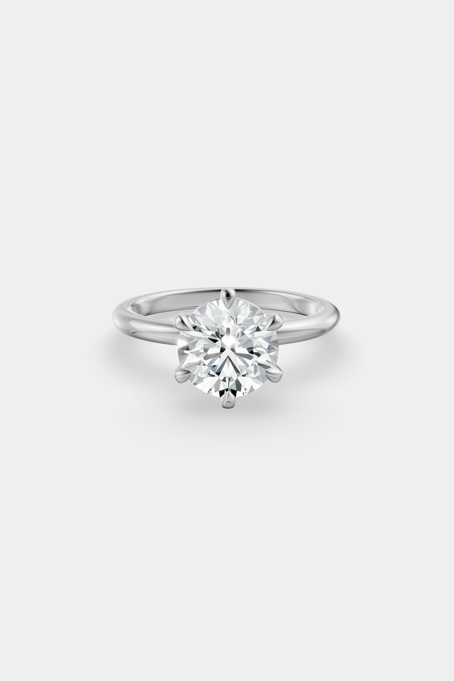 Diamond Solitaire Ring | Piccolo Band
