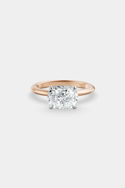 East West Diamond Solitaire Ring | Gwen Band