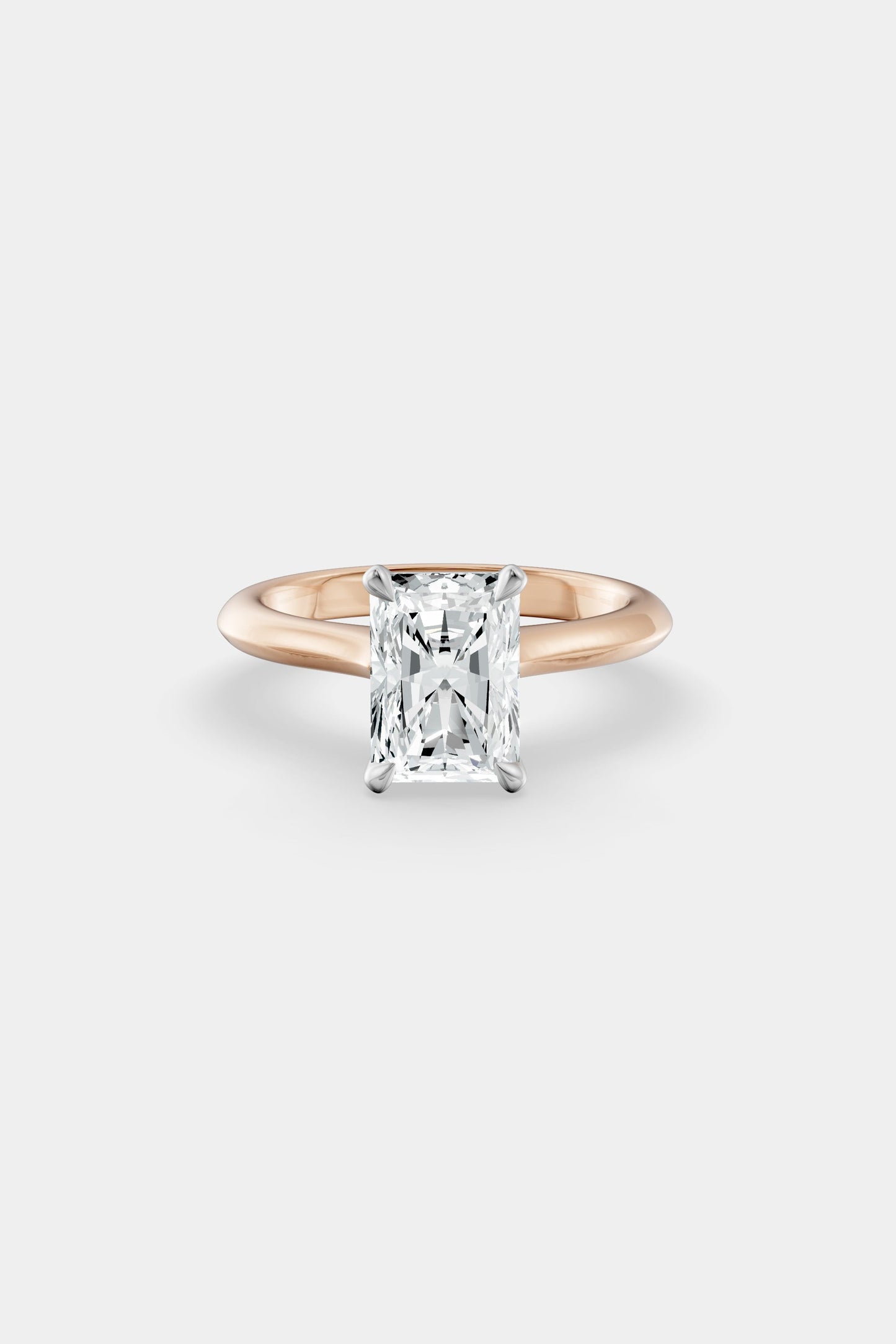 Diamond Solitaire Ring | Traditional Band