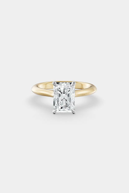 Diamond Solitaire Ring | Traditional Band
