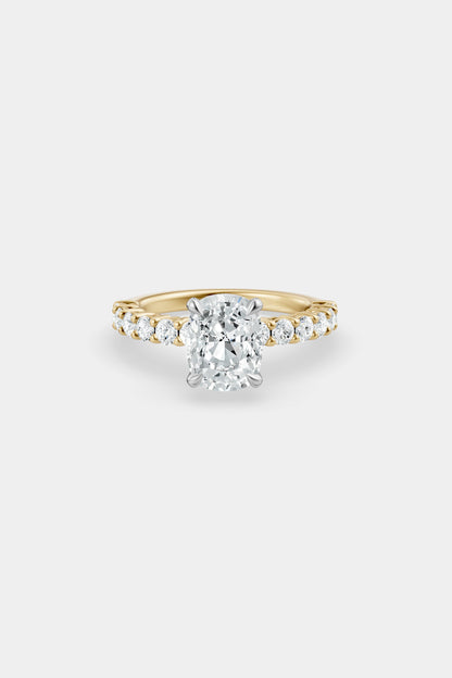 Diamond Solitaire Ring | 0.05ct Diamond Half Eternity Band