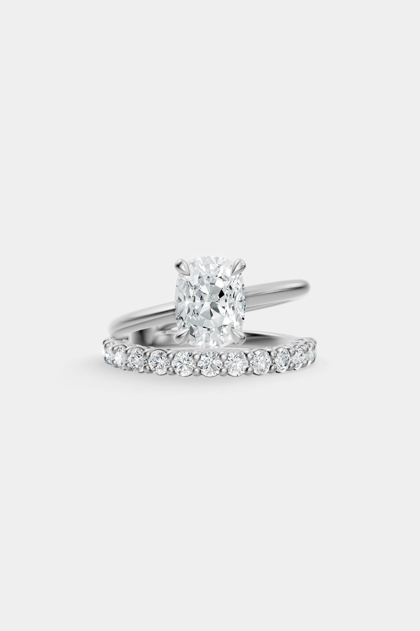 Double Band Diamond Ring | 0.05ct Diamond Band