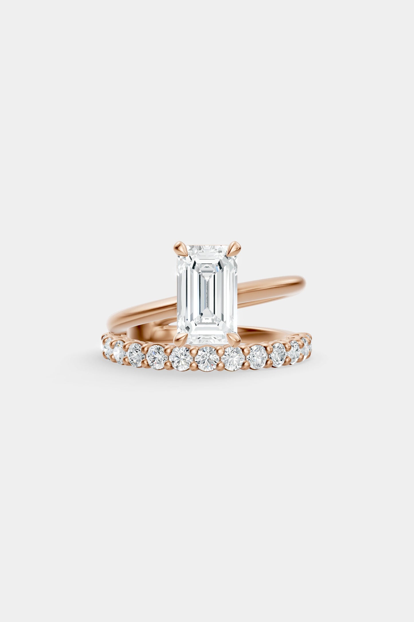 Double Band Diamond Ring | 0.05ct Diamond Band