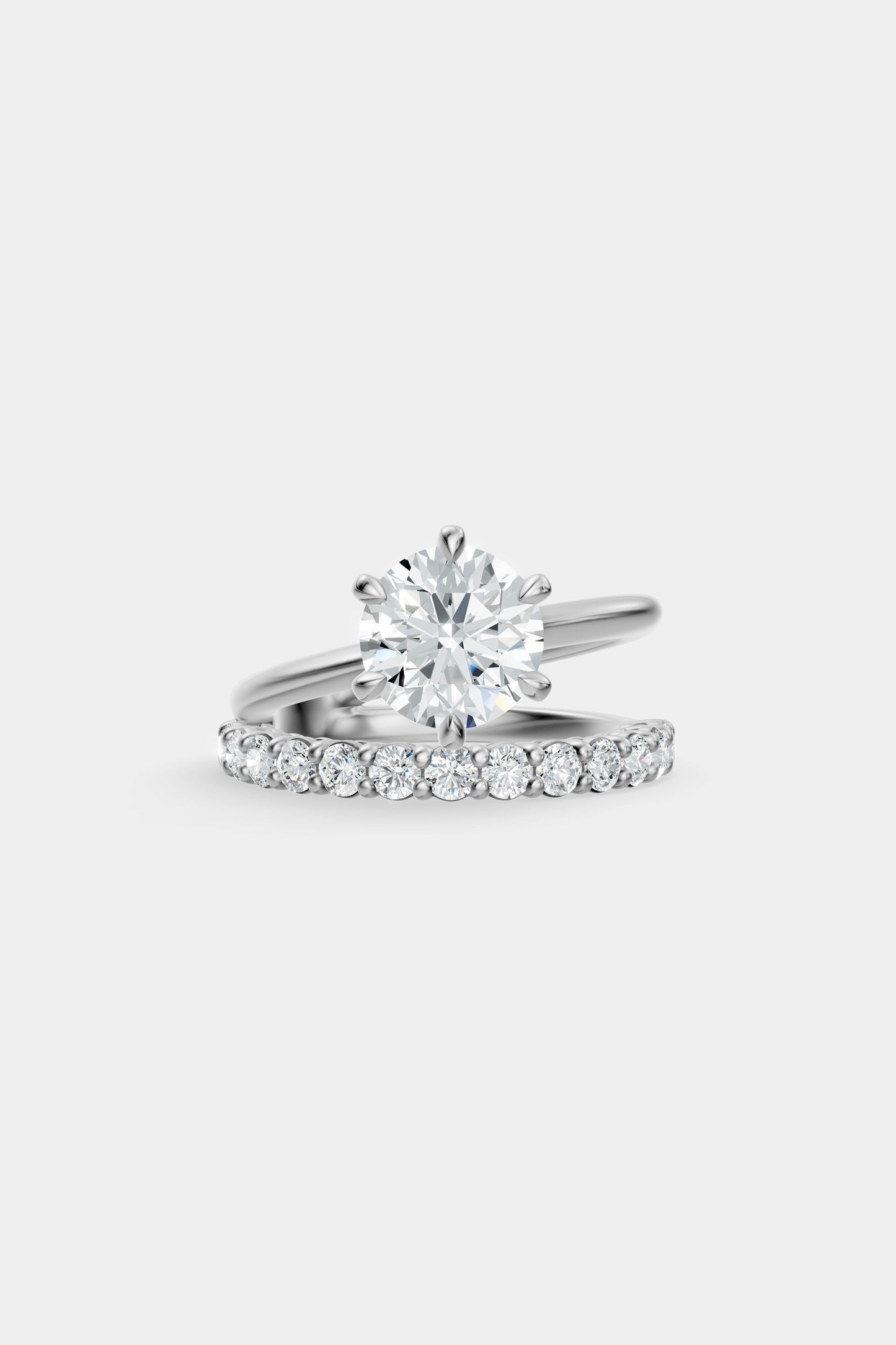 Double Band Diamond Ring | 0.05ct Diamond Band