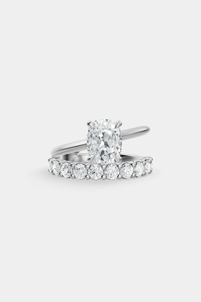 Double Band Diamond Ring | 0.10ct Diamond Band