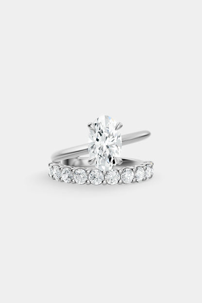 Double Band Diamond Ring | 0.10ct Diamond Band