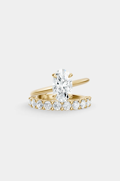 Double Band Diamond Ring | 0.10ct Diamond Band