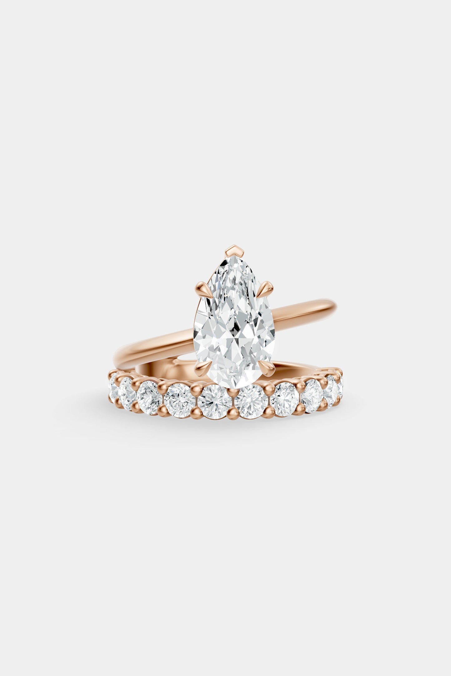 Double Band Diamond Ring | 0.10ct Diamond Band