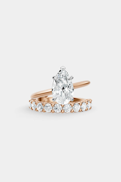Double Band Diamond Ring | 0.10ct Diamond Band