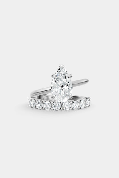 Double Band Diamond Ring | 0.10ct Diamond Band