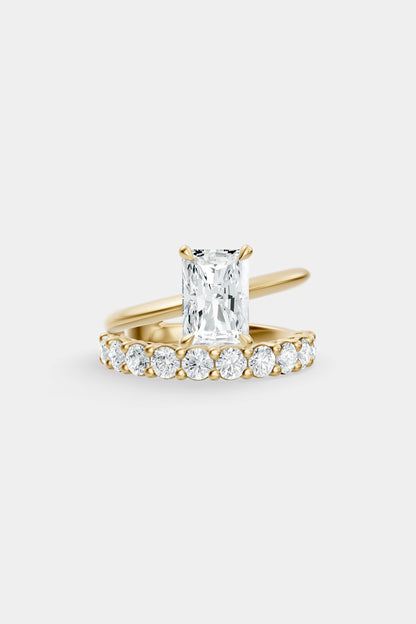 Double Band Diamond Ring | 0.10ct Diamond Band