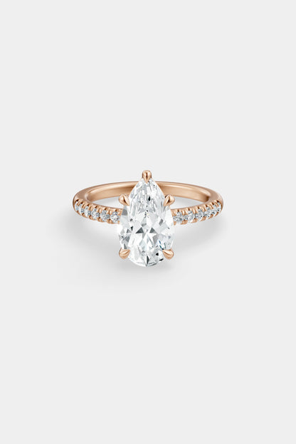 Diamond Solitaire Ring | Harley Diamond Band