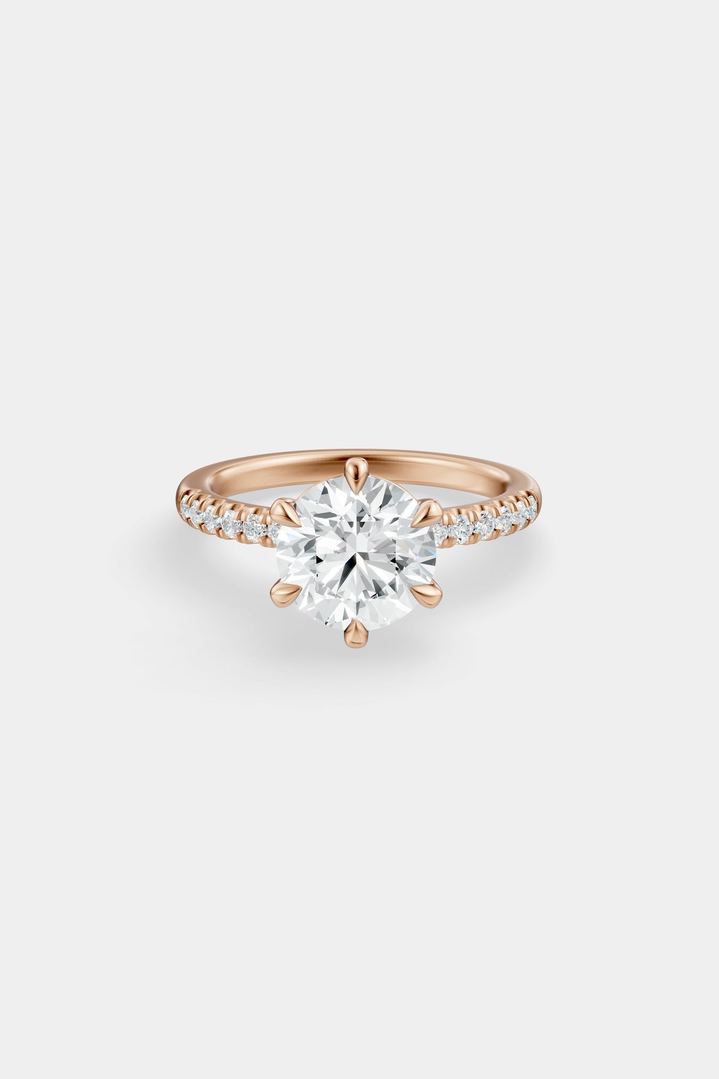 Diamond Solitaire Ring | Harley Diamond Band