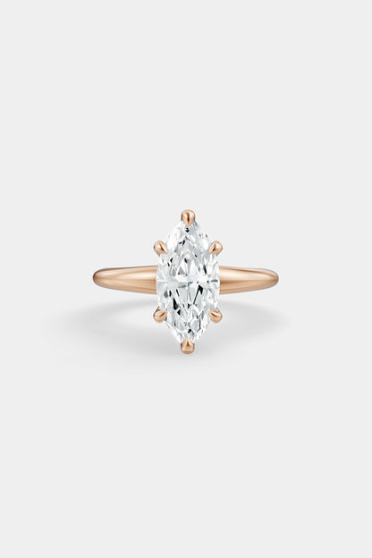 Diamond Solitaire Ring | Heidi Band