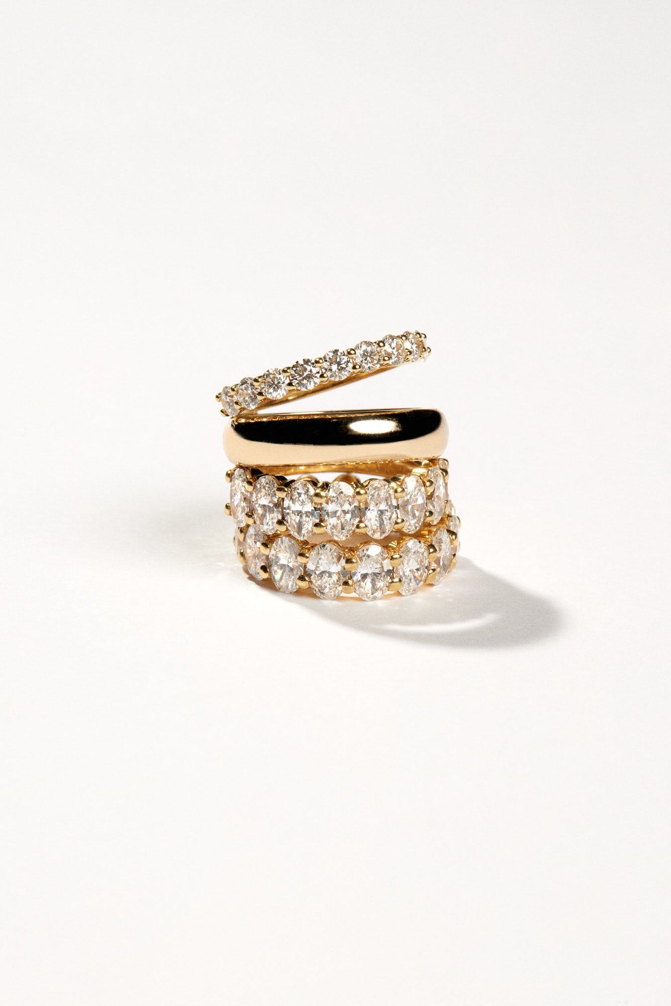 Sabine 10pt Round Diamond Ring | 18K Yellow Gold