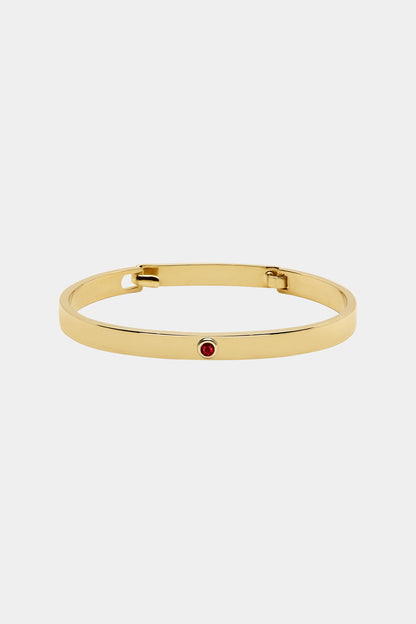 Ruby Tallows Bangle | Yellow Gold